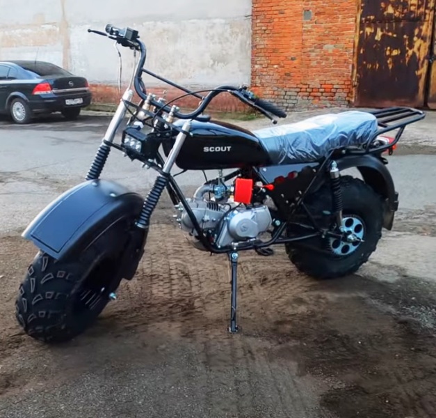 Купить Мотоцикл внедорожный Скаут-3М-125 АП (7 л.с., адаптивная подвеска, механика, 125 см3) в  Екатеринбурге