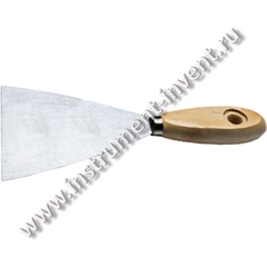 Купить Шпательная лопатка из нержавеющей стали, 40 мм, деревянная ручка// SPARTA в Екатеринбурге