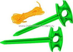 Купить Набор - разметочные колышки 2 шт, разметочный шнур 5,5 м// PALISAD в Екатеринбурге