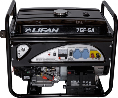 Купить Генератор бензиновый Lifan 7 GF-5A (LF7500AE, электростартер) в  Екатеринбурге