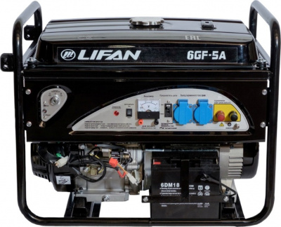Купить Генератор бензиновый Lifan 6 GF- 5A (электростартер) в  Екатеринбурге