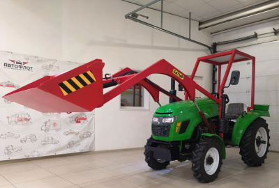 Купить Минитрактор Батыр ПФ-25*4 с фронтальным погрузчиком (24 л.с., полный привод, электростартер) в  Екатеринбурге