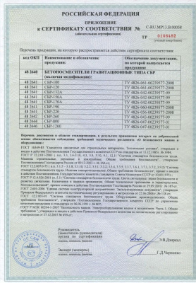 Купить Бетоносмеситель СБР-132А.3-04 132 л, 0,7 кВт, 220 В в Екатеринбурге